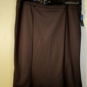 Metaphor Elegant Black Pencil Skirt